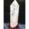 DOUPE Crystal de guérison Chanceux Naturel Quartz Cristal Blanc Cristal Blanc Magic Baguette de Baguette Curie Chakra Astuce 