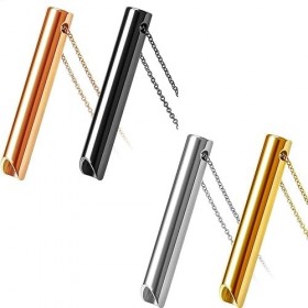 Collier Breathlace pour arrêter de fumer, collier anti-anxiété, collier anti-stress, collier pour homme et femme, Acier inoxy