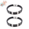 ADFUGE Ion Therapeutic Lympunclog Titanium Wristband Pro, Sugarfirm Elite Titanion Wristband, Titan Stainless Steel Magnetic 