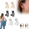 RJSQAQE 2 pièces Non perçant Shiatsu Boucles doreilles amincissantes Perte de Poids Minceur rapie Oreille auriculaire Graiss