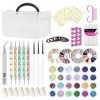 AIFAIFA 69 Kits de Nail Art, Glitter Nail Rhinestones, Accessoires de décoration Pour Nail Art