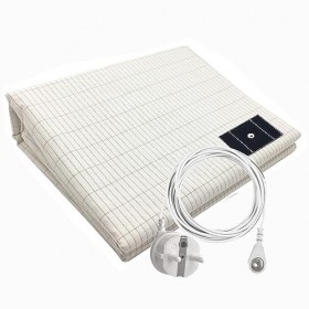 RIQINXIN Tapis de mise à la terre avec câble de raccordement à la terre respirant drap de terre en fibre dargent avec produi