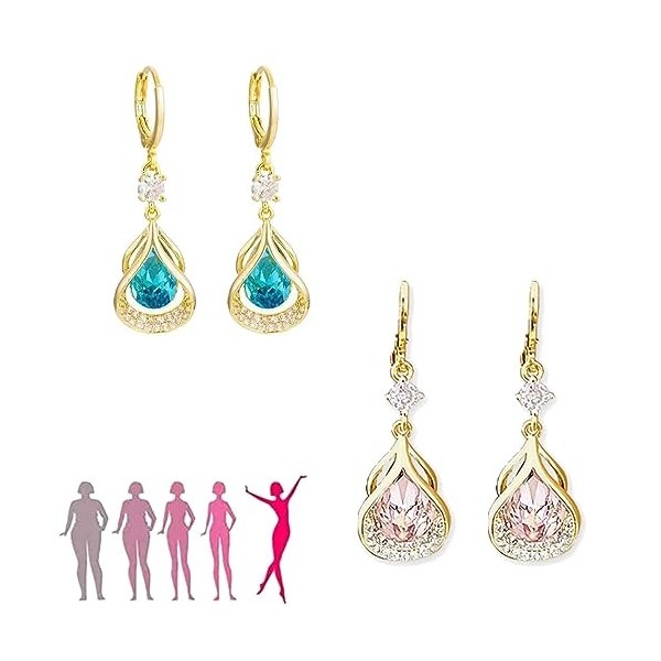 Boucles doreilles Lovefinity,bijoux cadeaux pour les femmes pour soulager lanxiété et stimuler la circulation sanguine, les