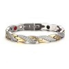 eexuujkl Bracelet magnétique Dragon pour hommes, stimule efficacement la Circulation sanguine, en alliage texturé, améliore l