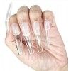 ALLKEM Lot de 330 faux ongles en gel souple transparent extra long XXL