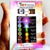 Jet International Tourmaline énergisée Fleur de vie Orgone Pyramid Gemstones Cuivre Métal Mix Rare Guérison Énergie positive 