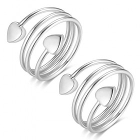 Vicmag Anneaux magnétiques en cuivre pour femmes et hommes pour larthrite, soulagement de la douleur, 100 % solide en cuivre