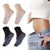 Tourmaline Ionic Body Shaping Chaussettes stretch Tourmaline Ionic Body Shaping Stretch Chaussettes invisibles antidérapantes