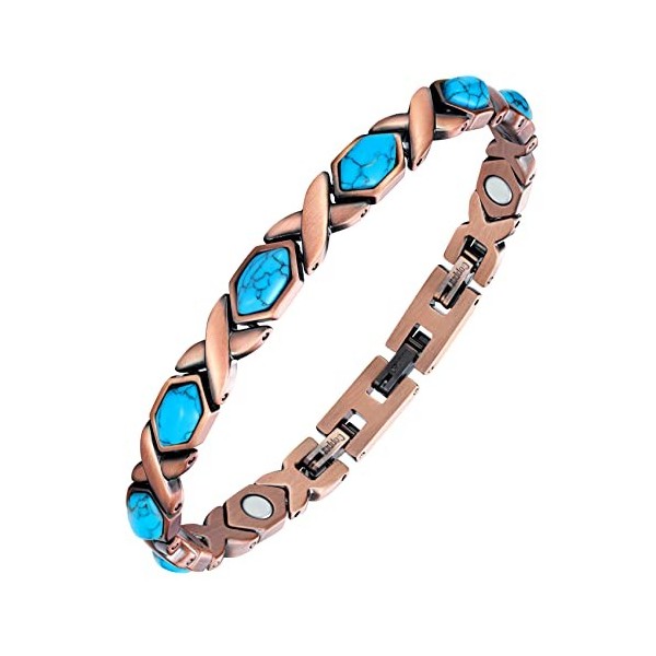 Lot de 3 bracelets en cuivre pur pour homme – Bracelets magnétiques en  cuivre – Cadeau pour papa, mari : Amazon.fr: Mode