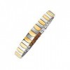 MAGNETIX WELLNESS Bracelet magnétique Flexi-Classix I Bijou magnétique bicolore Doré/argent poli I Convient toujours, même po