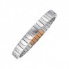 MAGNETIX WELLNESS Bracelet magnétique flexible Classix I - Bijou magnétique argenté - Design brillant mat - Convient toujours