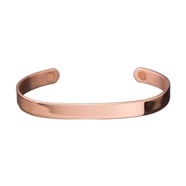 Sabona Bracelet magnétique of London de cuivre, n ° 514, 99,9% Pure de lélectrolyte cuivre, 2&nbsp;SmCo Aimants à 1800&nbsp;Gauss, Disp...