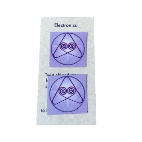 Lot de 2 harmoniseurs électroniques EMF pour téléphone portable et smartphone - Harmonise les fréquences chaotiques des appar