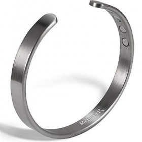 MagnetRX® Bracelet Magnétique Pour Homme - 10 Aimants Puissants 35000 GAUSS Bijou Aimanté Acier Inoxydable Ultra-Résistant 