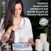 Vibratis Pendule Divinatoire de Radiesthésie Pierre dAVENTURINE forme cône - Pierre de Protection & dEnracinement [𝐒𝐀𝐓𝐈𝐒𝐅𝐀𝐈