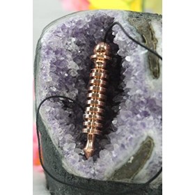 Jet International Qualité 9 Plaque Anneau Cuivre Plaqué Métal Isis Pendule&nbsp;Guérison Radiesthésie A ++ Métaphysique Réponses S