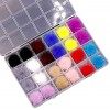 24 pièces Nail Art Poms 3D Nail Peluche Boules De Fourrure Amovible Fluffy Peluche Boules Manucure Accessoires pour DIY Ongle