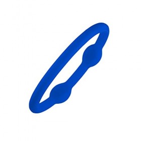 MAGNETIX WELLNESS Bracelet magnétique flexible en silicone doux pour la peau - Bijou magnétique bleu - Convient toujours pour