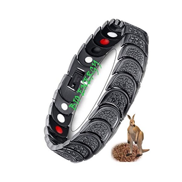 N3 ZELEK Bracelet Magnétique Hommes Aimant Fort Bracelet Cadeaux Hommes Bracelets Magnétiques pour Hommes Femmes Magnétique B