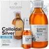 Argent Colloïdal 300 ml - 40 PPM 100% Naturel - Bouchon Doseur & Spray 30ml à Remplir - Certifié Ecocert Cosmos Natural - Mad