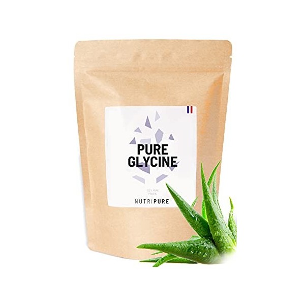 Glycine Pure • 100% Vegan • Acide Aminé essentiel • Idéal pour la reconstruction du collagène des articulations & les tendini