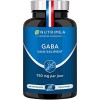 GABA 750 mg/j Sans Excipient | Anti Stress & Anxiété, Calme et Sérénité, Sommeil Réparateur | 60 gélules vegan | Fabrication 