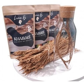 Khamaré Racines de vétiver I 15 GRANDES TIGES ÉPAISSES I Gongoli - Cepp - 30 à 40 cm - Un allié naturel aux multiples vertus 