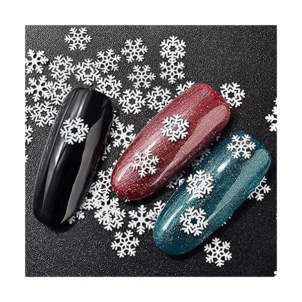 5 X 5 MM de Noël Flocons de neige ultrafin Flocons de vernis à ongles nail Paillettes Sequins 2018 meilleures VENTES à ongles