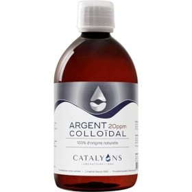 CATALYONS Argent colloïdal 20 ppm - 500Ml -