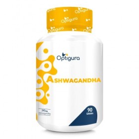 OPTIGURA - Ashwagandha - Formule Ultra Dosée en Extrait d’Ashwagandha - 90 Gélules