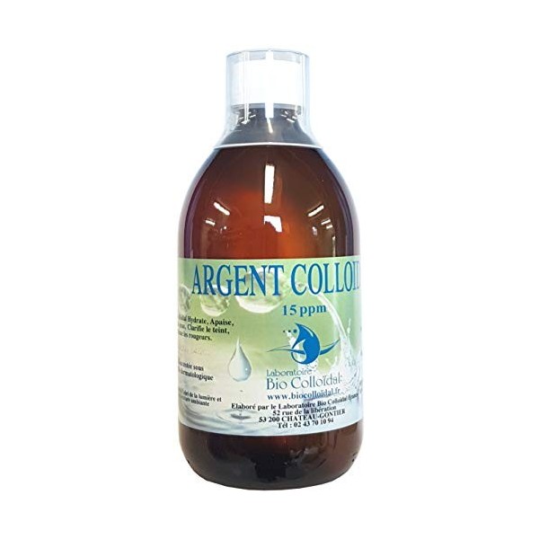 Bio Colloïdal Argent Colloïdal 15 ppm 1000 ml