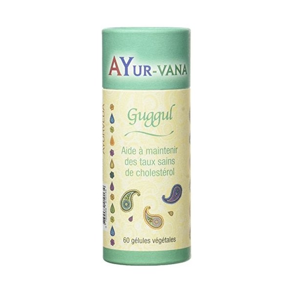 Guggul extrait AYur-vana - 60 gélules - Cholestérol