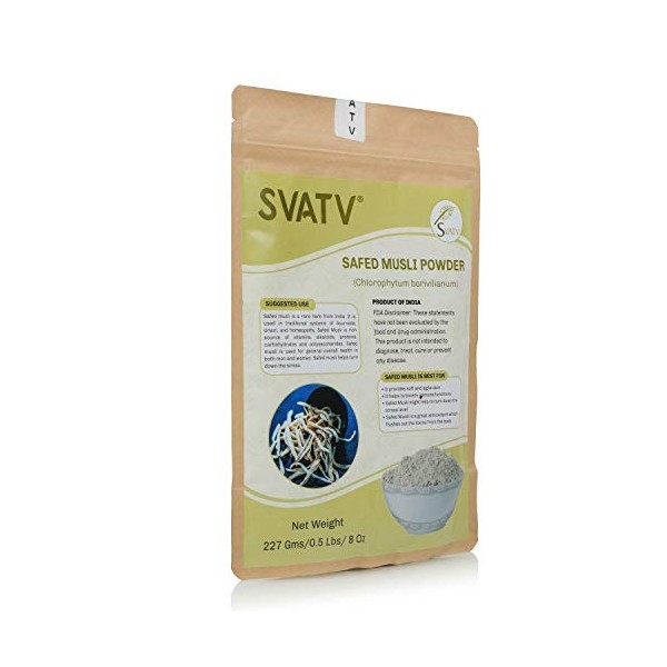 Svatv Safed Musli Powder II Chlorphytum Borivillianum II 227 g