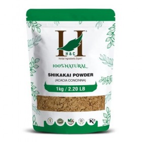 H&C Poudre de Shikakai 100 % naturelle Acacia Concinna 1 kg