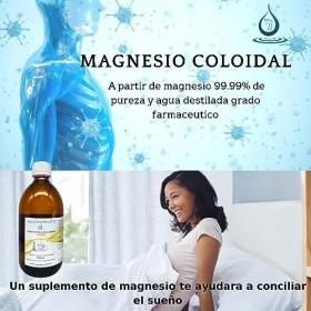 AQUAPURELIFE® PURE MAGNESIUM -Colloïdal -Procédédélectrolyse- -Comprendunetasse à mesurer-500ml-Germanium colloïdal 50 PPM -