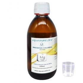 AQUAPURELIFE® PURE MAGNESIUM -Colloïdal -Procédédélectrolyse-Germanium colloïdal 50 PPM - degré de pureté 99,99% - sans add