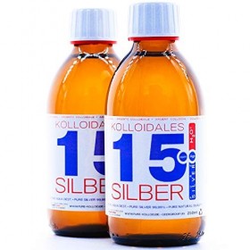 PureSilverH2O 600ml dargent colloïdal 2 x 250ml 15ppm dargent colloïdal véritable + Spray 100ml 15ppm ● Achetez Directement