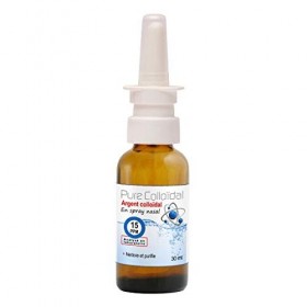 Spray Nasal Argent Colloïdal 15 ppm 30ml - Fabricant Français depuis 2009