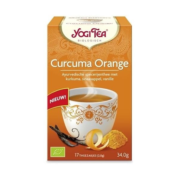 Yogi Tea Curcuma Orange Bio 17 Sachets