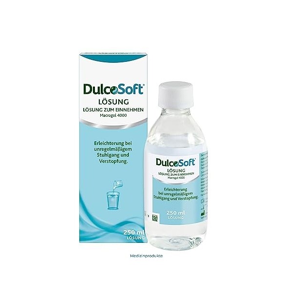 Solution DulcoSoft 250 ml - Soutien doux en cas de constipation et de selles dures