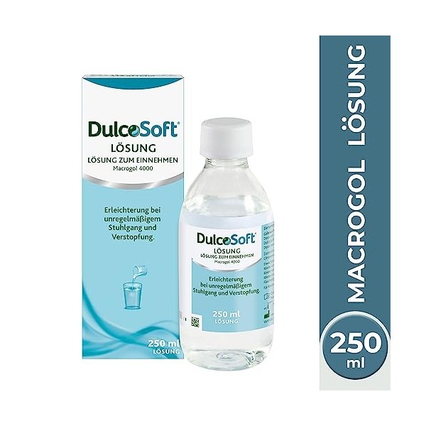 Solution DulcoSoft 250 ml - Soutien doux en cas de constipation et de selles dures