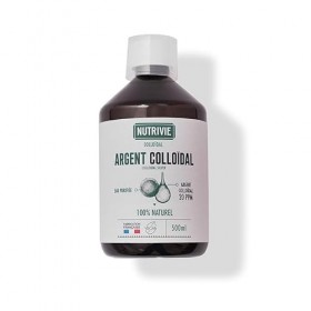 Argent Colloïdal - 500 ML - VEGAN - NUTRIVIE - Fabriqué en France