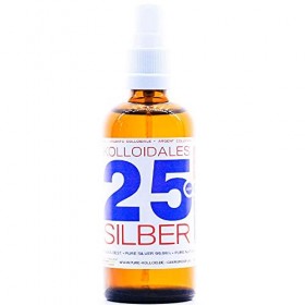 PureSilverH2O 2100ml largent colloïdal 4X Bouteilles 500 ML / 25 ppm de largent colloïdal + Spray 100 ML / 25 ppm - 99,