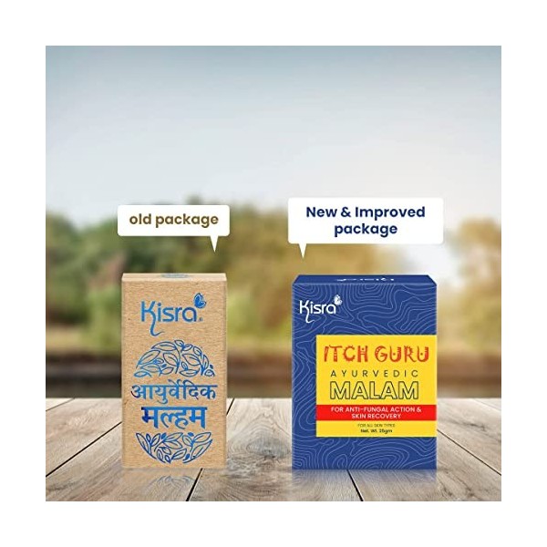 Saheli Itch Guru Lot de 2 malam ayurvédiques pour infections fongiques, démangeaisons et récupération de la peau pour tous le