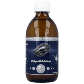 Vitacolloids Platine nano-colloïdal non ionique PT 10 ppm 300 ml ● Certifié naturel ● Haute concentration, particules plus pe