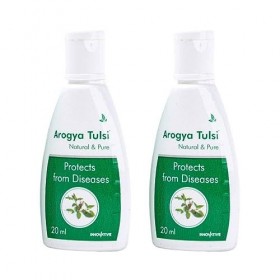 LOGY Tulsi | Tulsi Ras | Pure Tulsi Drops | Extrait de 5 Tulsi Rares pour Stimuler lImmunité Naturelle - 20 ml - Lot de 2