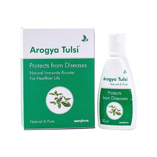 LOGY Tulsi | Tulsi Ras | Pure Tulsi Drops | Extrait de 5 Tulsi Rares pour Stimuler lImmunité Naturelle - 20 ml - Lot de 2