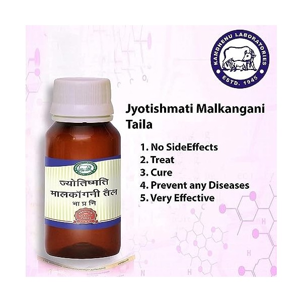 LOGY Kamdhenu Jyotishmati Malkangani Taila 50 ml