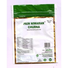 LOGY Rajasthan Herbals Pain Niwaran Churna, jaune, 135 g, Lot de 4