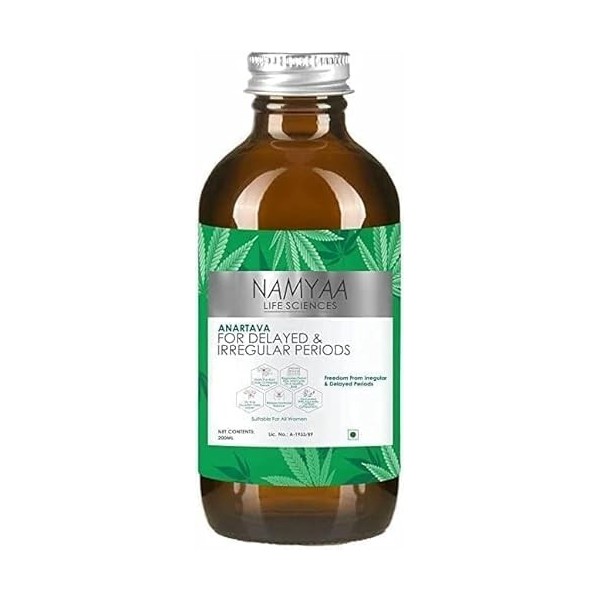 LOGY Naturals Namyaa Anartava – pour les périodes retardées et irrégulières – 200 ml